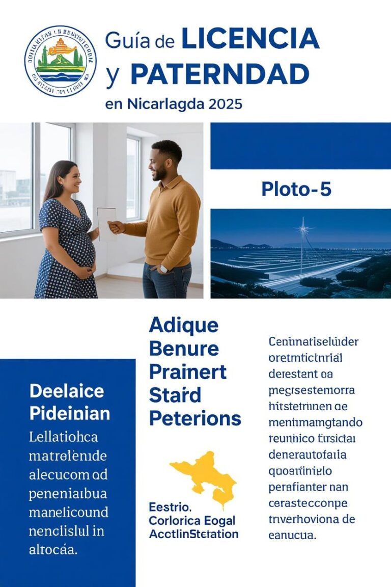 Guía de Licencia por Maternidad y Paternidad en Nicaragua 2025