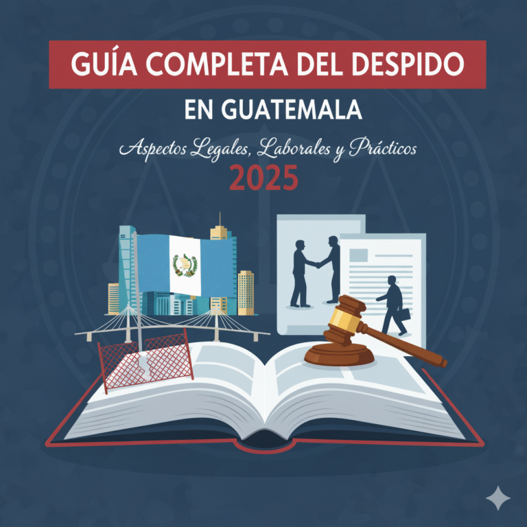 Guía Completa del Despido en Guatemala 2025