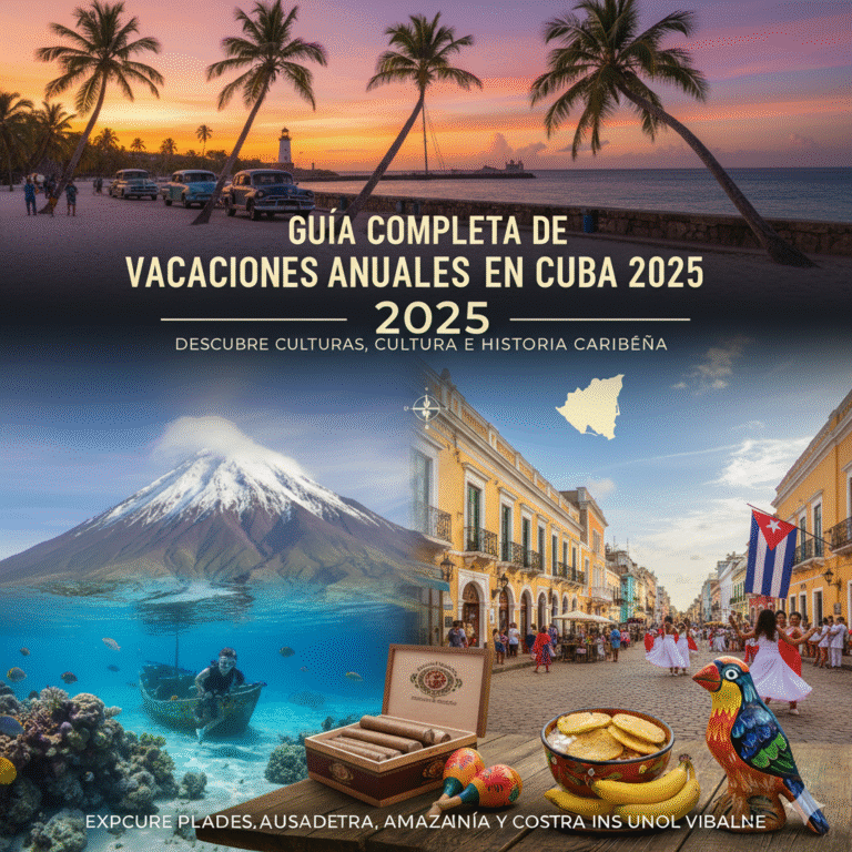 Vacaciones Anuales en Cuba