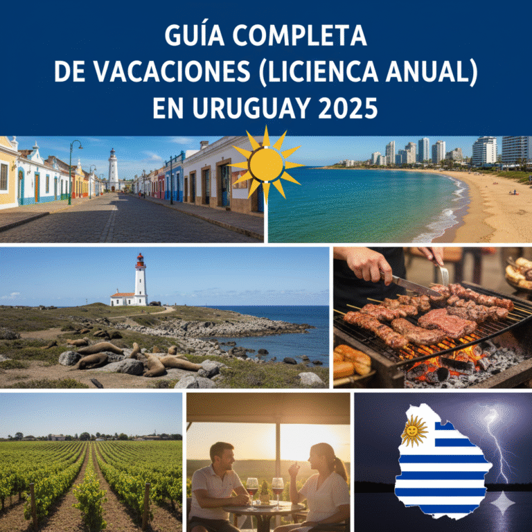 Guía Completa de Vacaciones (Licencia) en Uruguay 2025