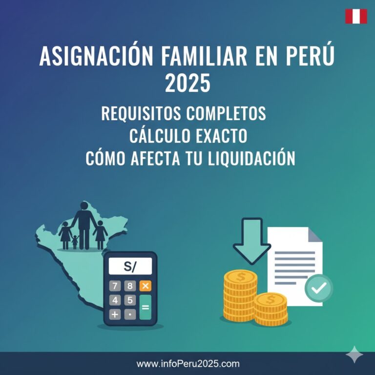Asignación Familiar en Perú 2025