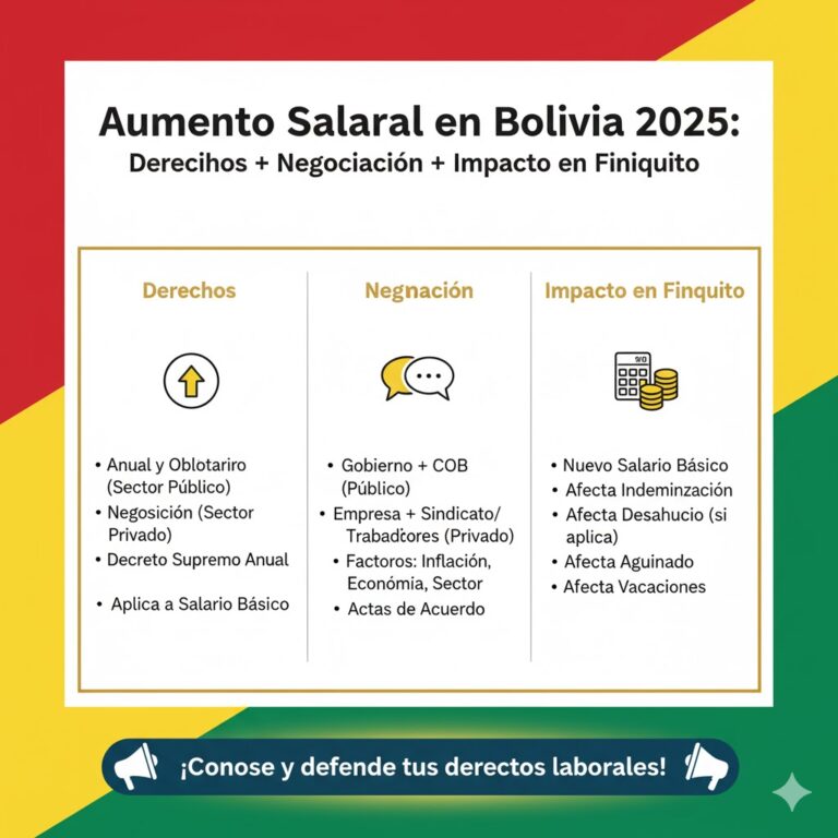 Aumento Salarial en Bolivia