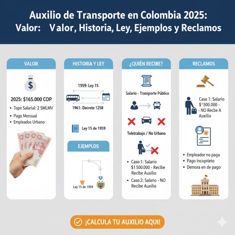 Auxilio de Transporte en Colombia