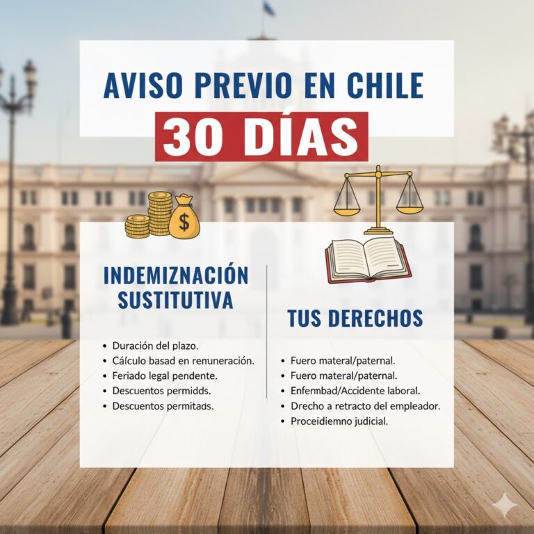 Aviso Previo en Chile: 30 Días, Indemnización Sustitutiva y Tus Derechos