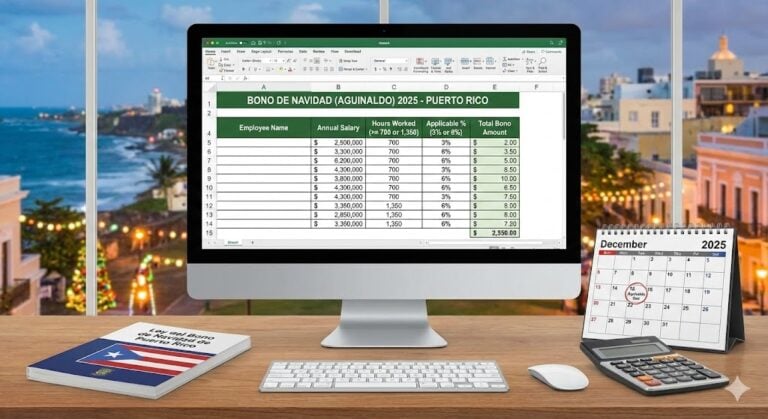 Bono de Navidad (Aguinaldo) Puerto Rico