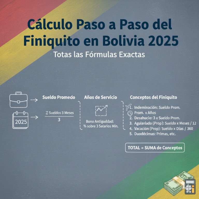 Cálculo Paso a Paso del Finiquito