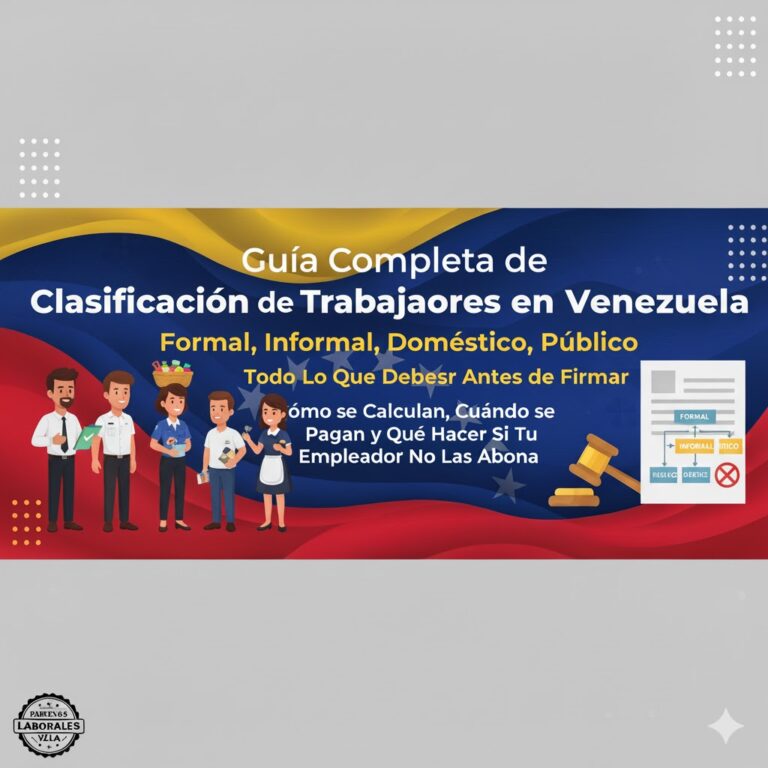 Clasificación de Trabajadores en Venezuela