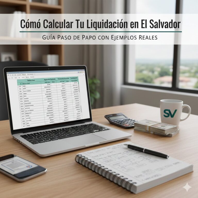 Cómo Calcular Tu Liquidación en El Salvador: Guía Paso a Paso con Ejemplos Reales