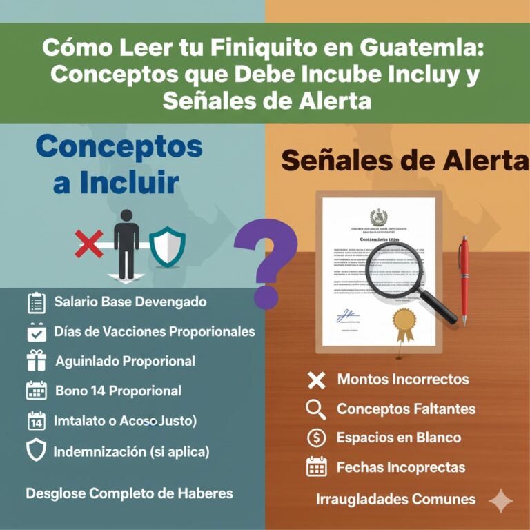 Cómo Leer tu Finiquito en Guatemala