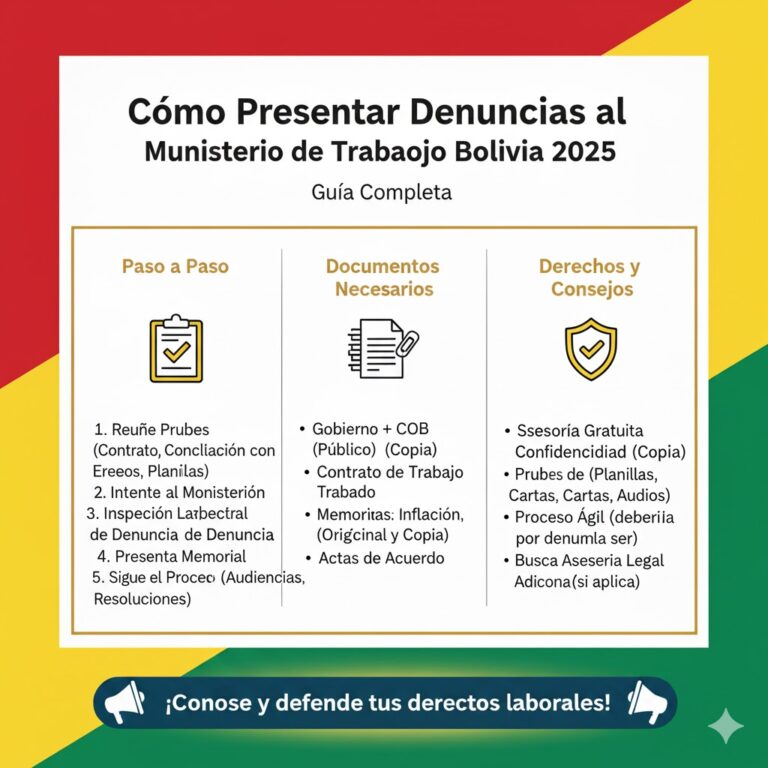 Cómo Presentar Denuncias al Ministerio