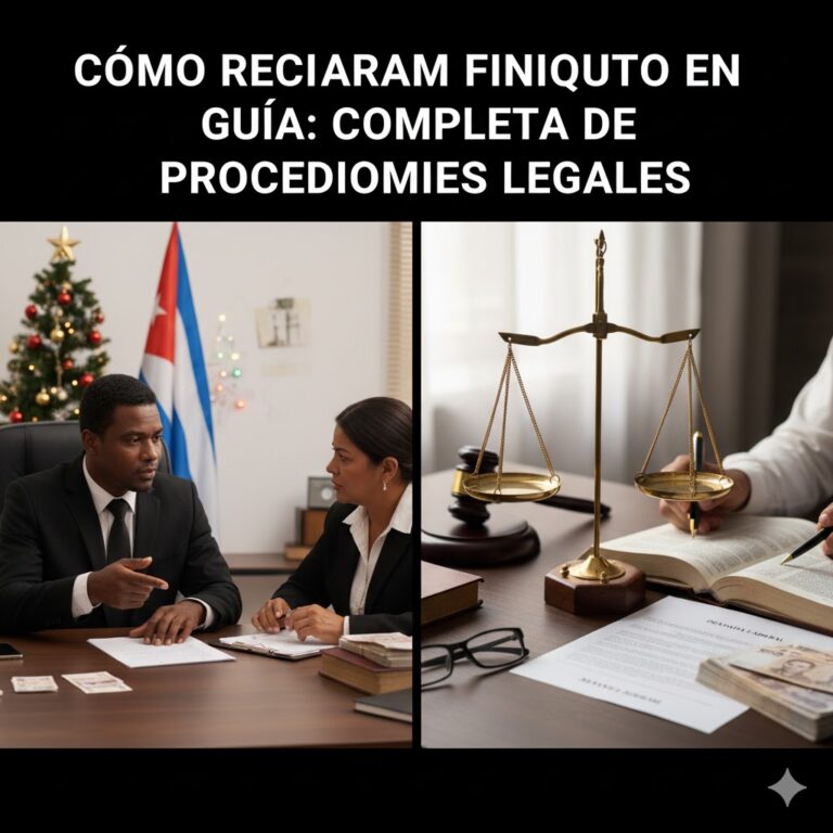 Cómo Reclamar Finiquito en Cuba