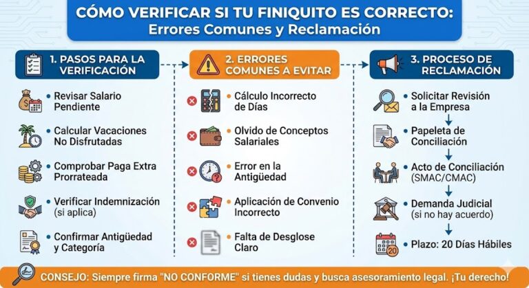 Cómo Verificar si tu Finiquito Es Correcto