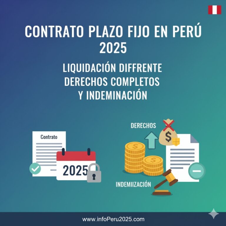 Contrato Plazo Fijo en Perú