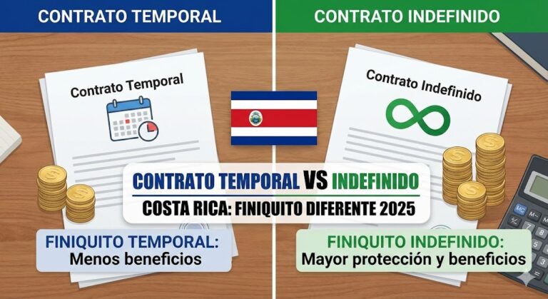 Contrato Temporal vs Indefinido Costa Rica