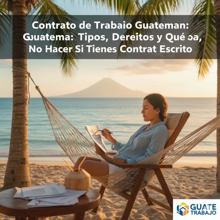 Contrato de Trabajo en Guatemala