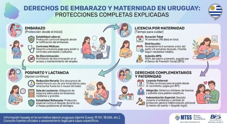 Derechos de Embarazo y Maternidad en Uruguay