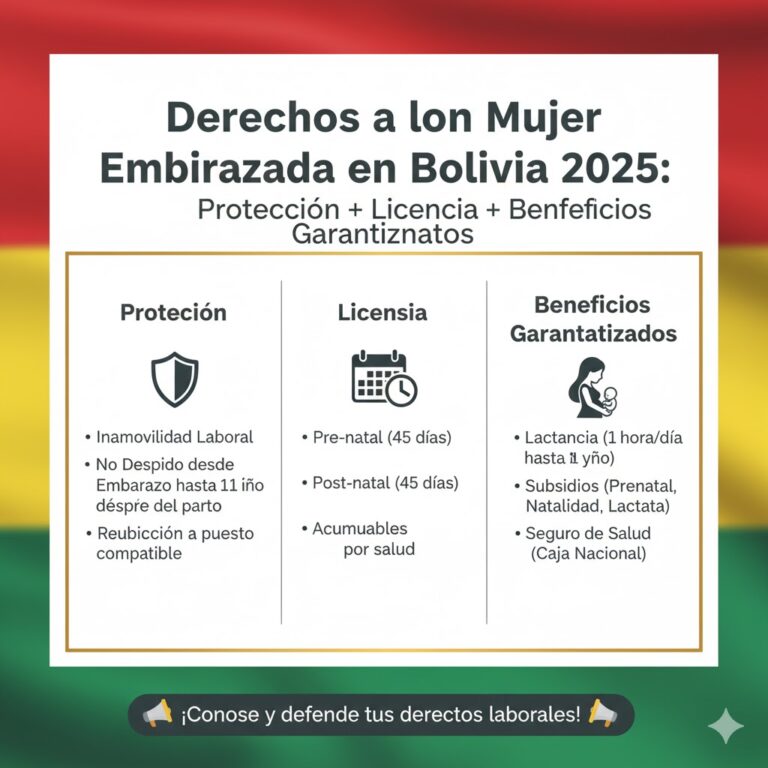 Derechos de la Mujer Embarazada en Bolivia