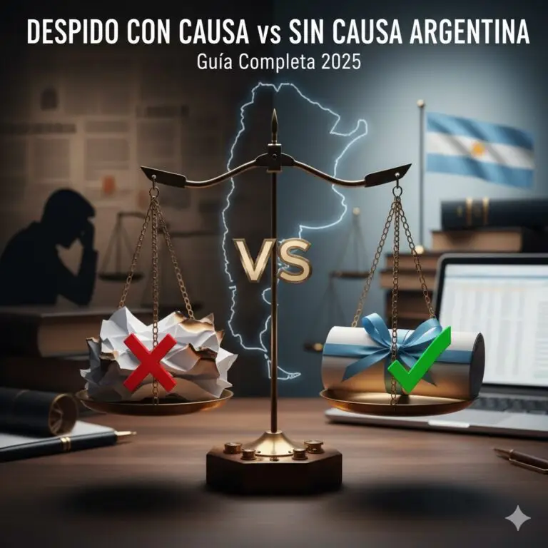 Despido Con Causa vs Sin Causa Argentina