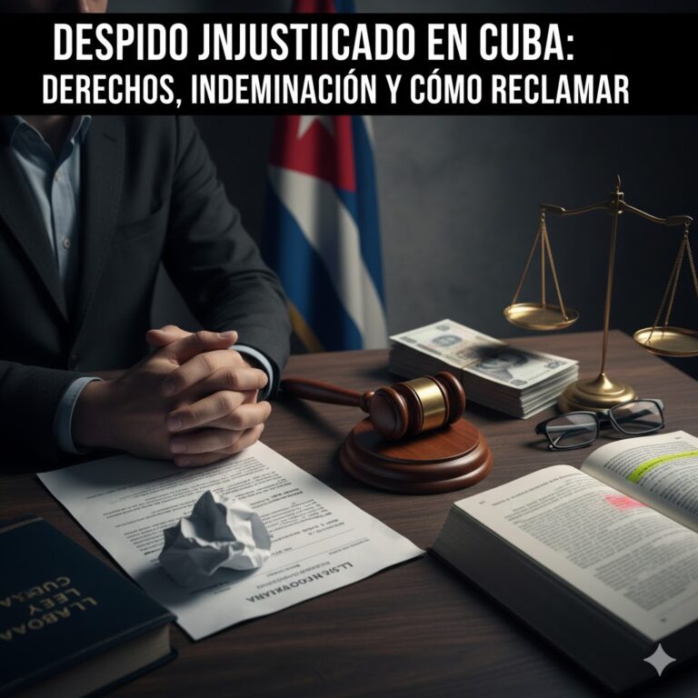 Despido Injustificado en Cuba