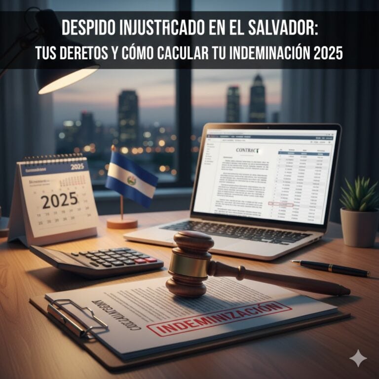 Despido Injustificado en El Salvador