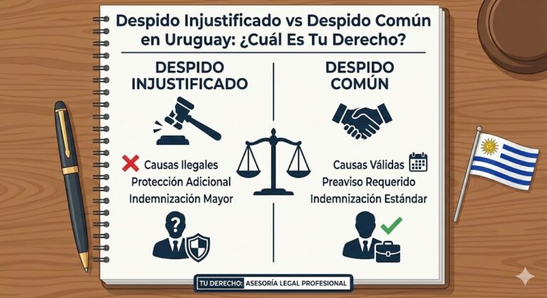 Despido Injustificado vs Despido Común en Uruguay