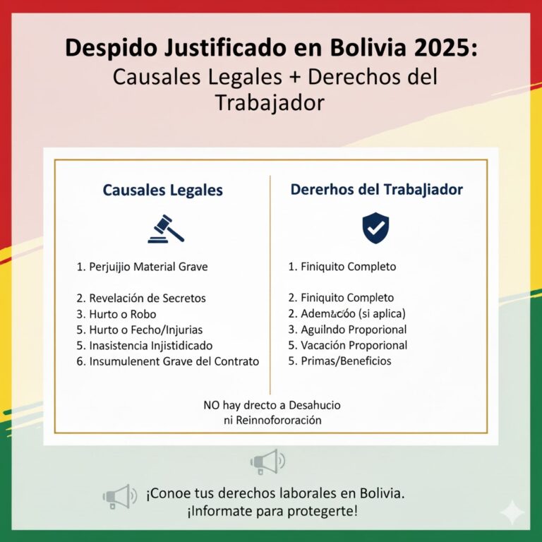 Despido Justificado en Bolivia