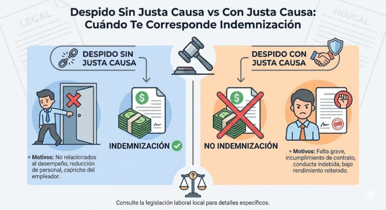 Despido Sin Justa Causa vs Con Justa Causa