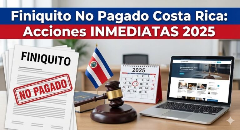 Finiquito No Pagado Costa Rica