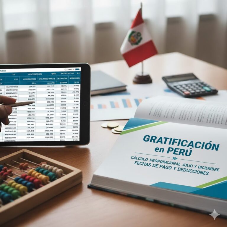 Gratificación en Perú: Cálculo Proporcional Julio y Diciembre, Fechas de Pago y Deducciones