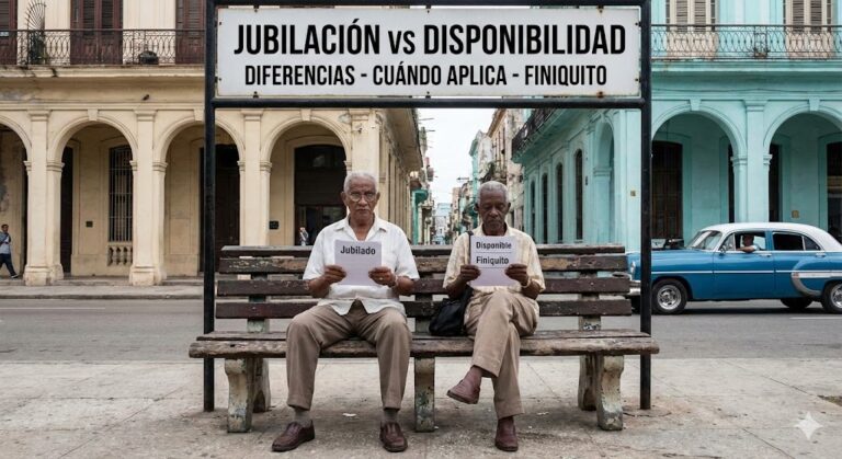 Jubilación vs Disponibilidad en Cuba