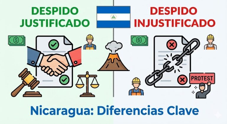 Justificado vs Injustificado en Nicaragua