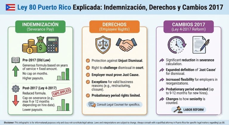 Ley 80 Puerto Rico Explicada