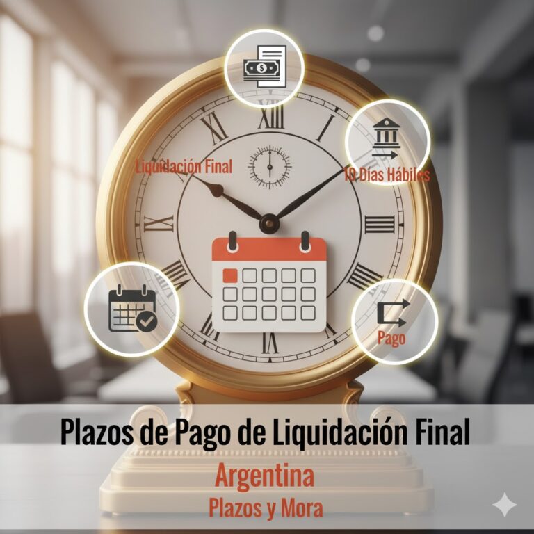 Plazos de Pago de Liquidación Final Argentina