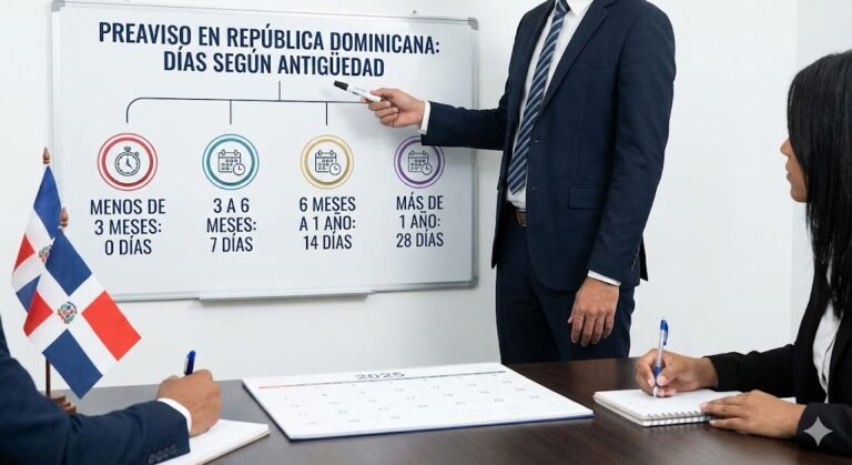 Preaviso en República Dominicana
