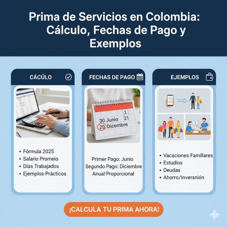 Prima de Servicios en Colombia