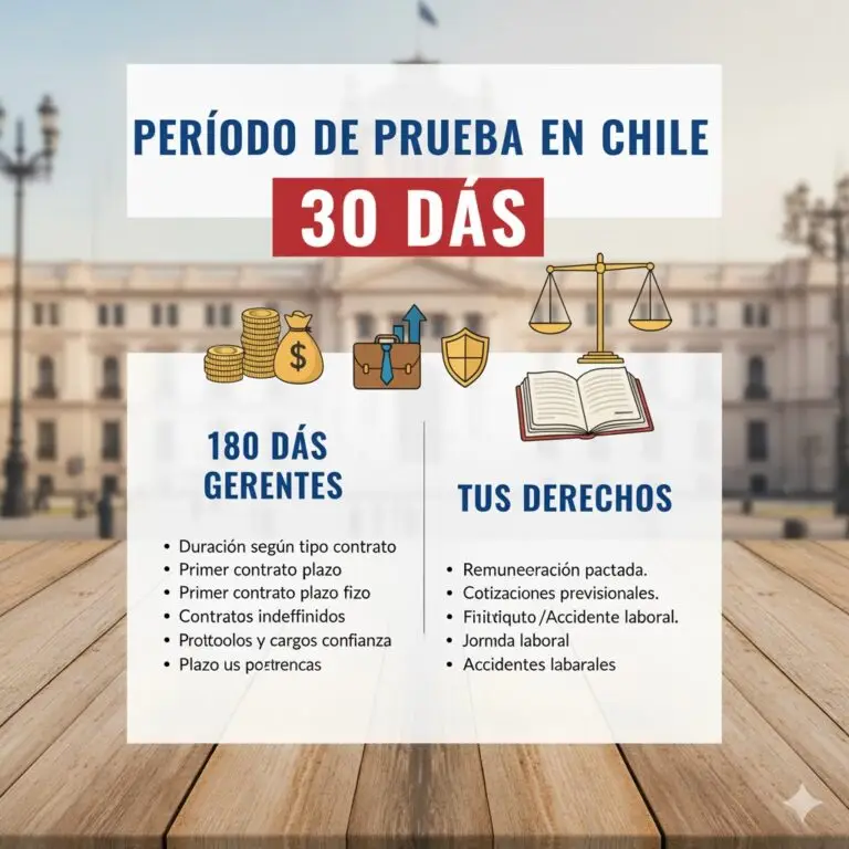 Prueba en Chile: 30 Días, 180 Días Gerentes y Tus Derechos