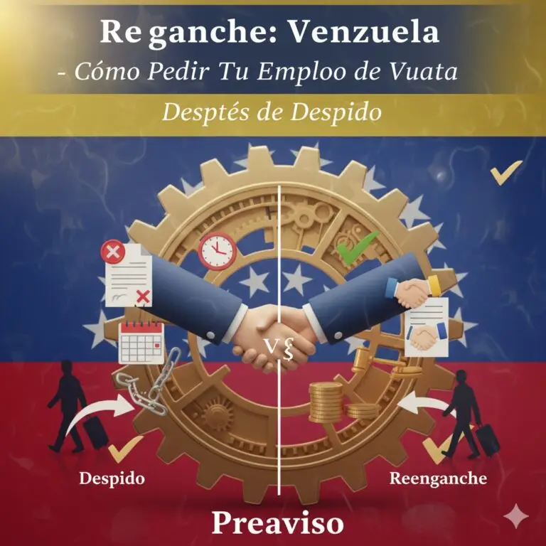 Reenganche: Cómo Pedir Tu Empleo de Vuelta Después de Despido