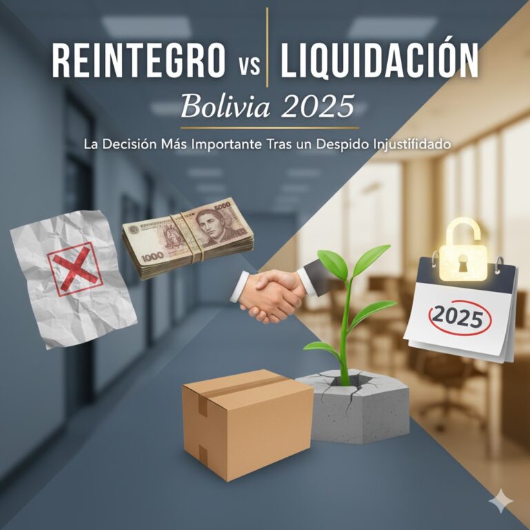 Reintegro vs Liquidación Bolivia