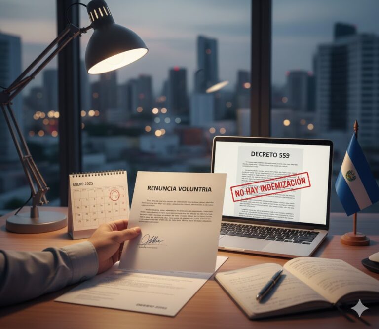 Renuncia Voluntaria en El Salvador