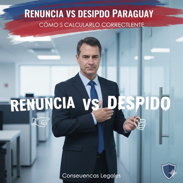 Renuncia vs Despido Paraguay