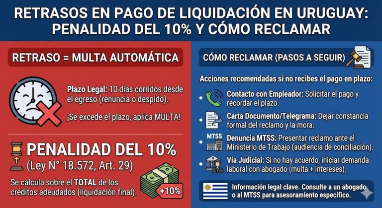 Retrasos en Pago de Liquidación en Uruguay