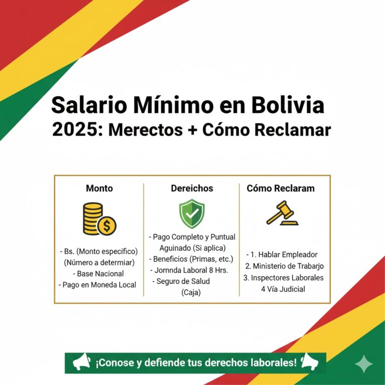 Salario Mínimo en Bolivia