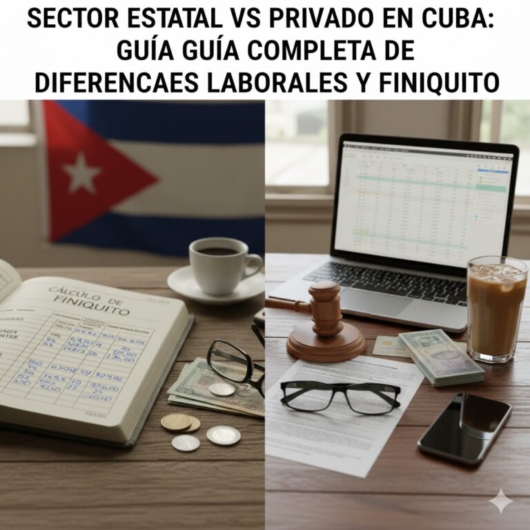 Sector Estatal vs Privado en Cuba