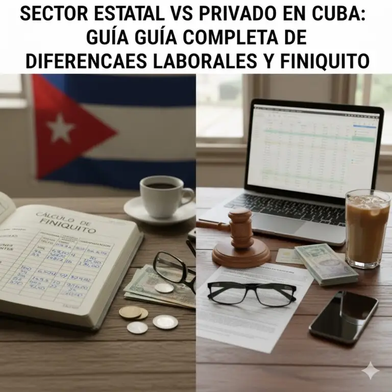 Sector Estatal vs Privado en Cuba