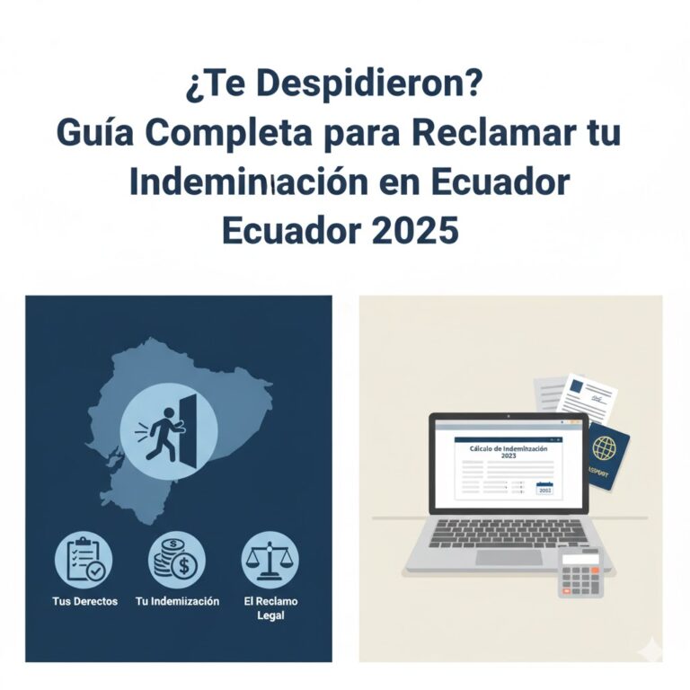 Te Despidieron? Guía Completa para Reclamar tu Indemnización en Ecuador