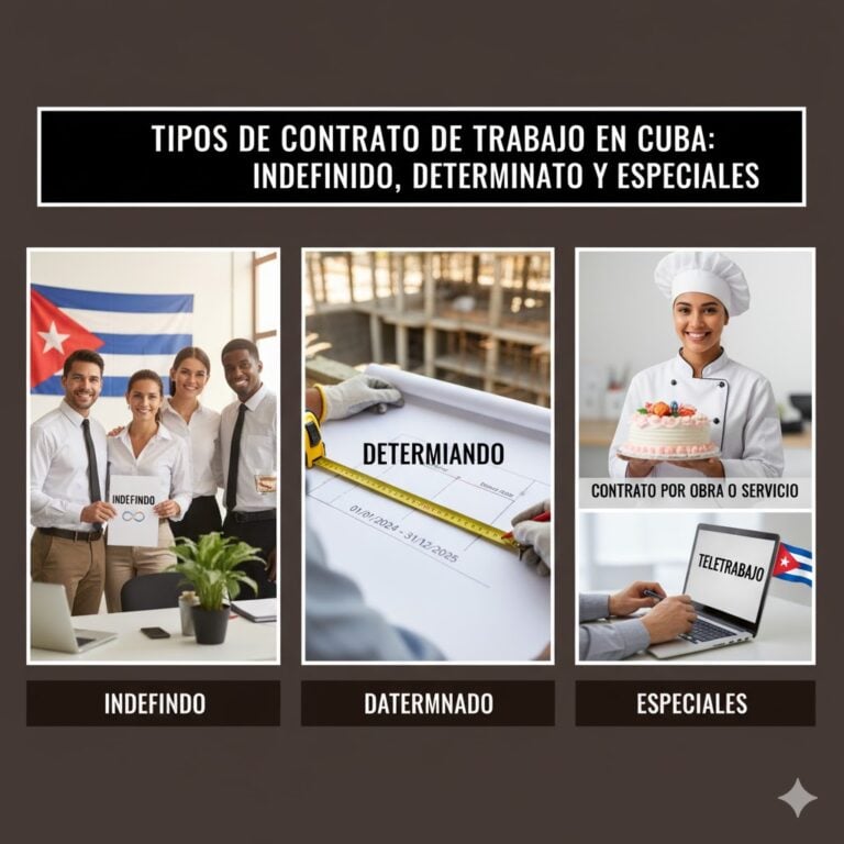 Tipos de Contrato de Trabajo en Cuba