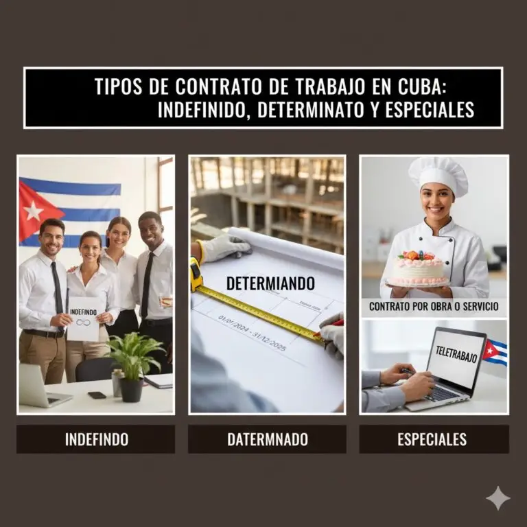Tipos de Contrato de Trabajo en Cuba