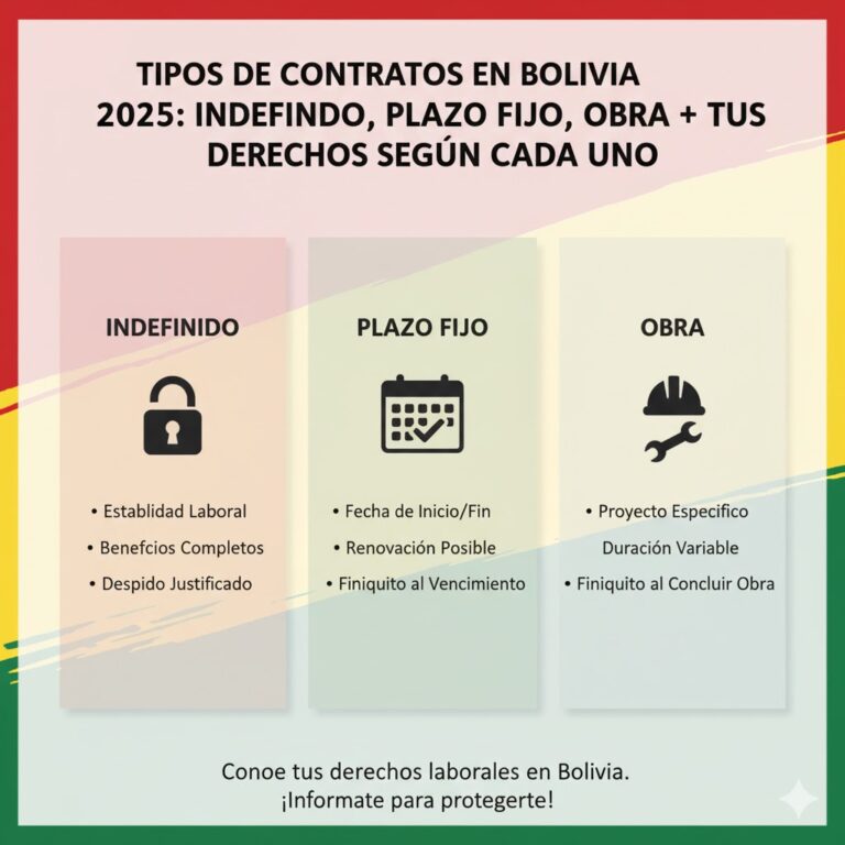 Tipos de Contratos en Bolivia
