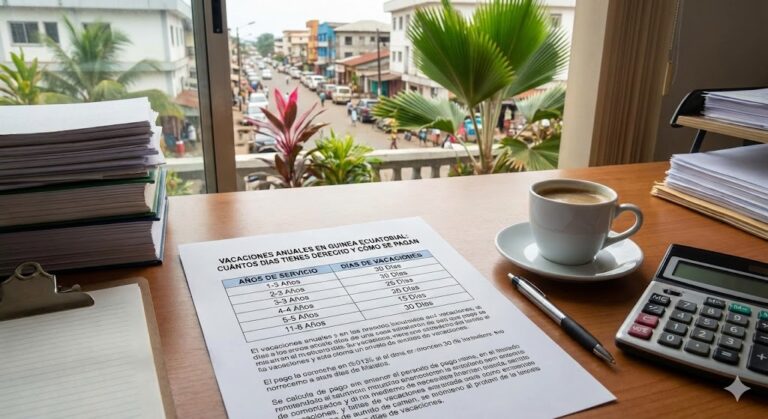 Vacaciones Anuales en Guinea Ecuatorial