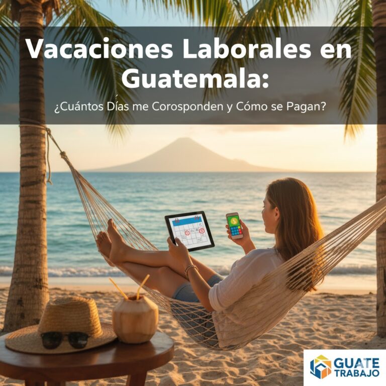 Vacaciones Laborales en Guatemala